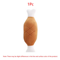 Interactive Plush Squeaky Dog Toy Chicken Legs Bone Shape Pet Dog Plush Toy for Small Medium Large Dogs and Cats