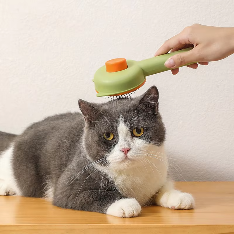 Cat comb to remove floating hair and comb special long hair pet hair cleaner Needle comb brush to remove hair pet supplies