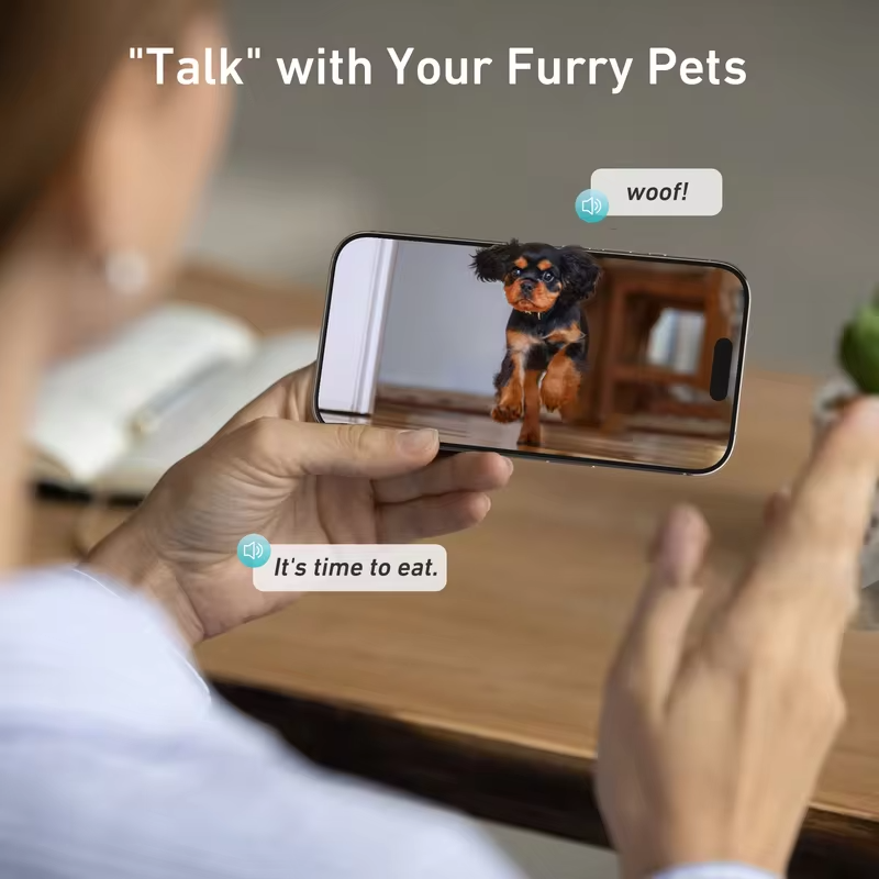 8L Automatic Cat Feeder With 1080p Camera Video 5G WiFi Cat Food Dispenser Pet Smart Voice Recorder Tuya APP Pet Auto Feeder