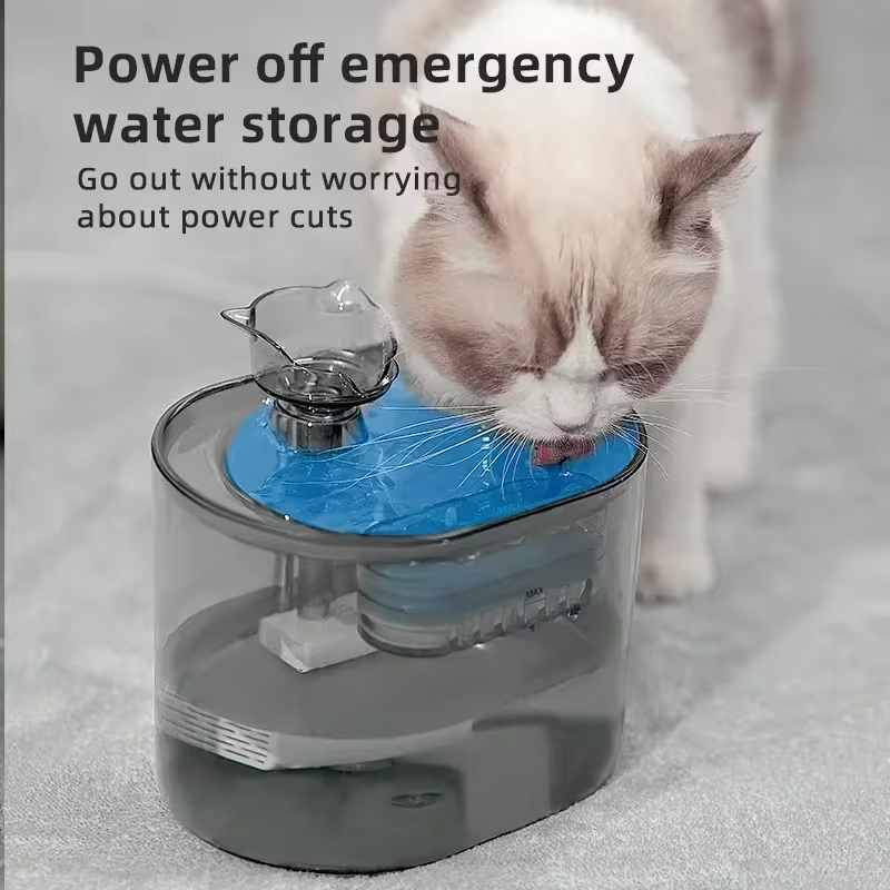 74.39 oz/2.2L, USB Electric Silent Pet Drinking Bowl Automatic Cat Fountain Water Dispenser Filter Cat Water Dispenser Automatic
