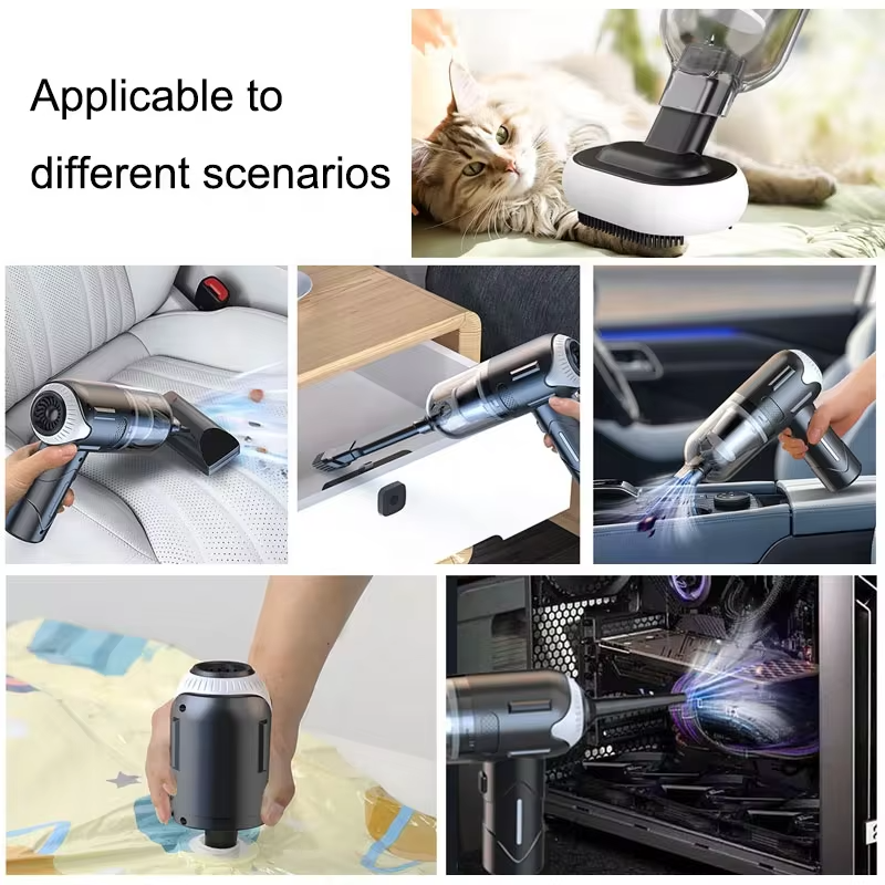 Rechargeable Grooming Tool Pro-Grade 39000Pa Pet Hair Vacuum Wireless for Cats Dogs with Anti-Tangle Tech Household Car Use