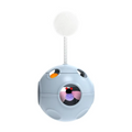 Funny Spring Cat Teasing Ball Ball Automatic Rotation Cat Football with Bells with Feather Rotating Tumbler Exercise